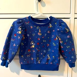 EUC Janie and Jack Sweatshirt; Size 18-24 months; Disney’s Snow White Print
